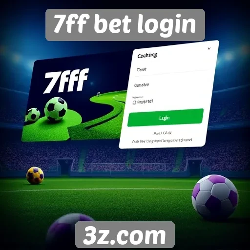 Usabilidade e design do site 7ff bet login